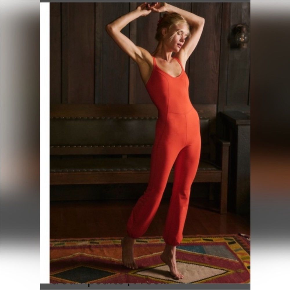 Let’s bounce Women's Orange Jumpsuit